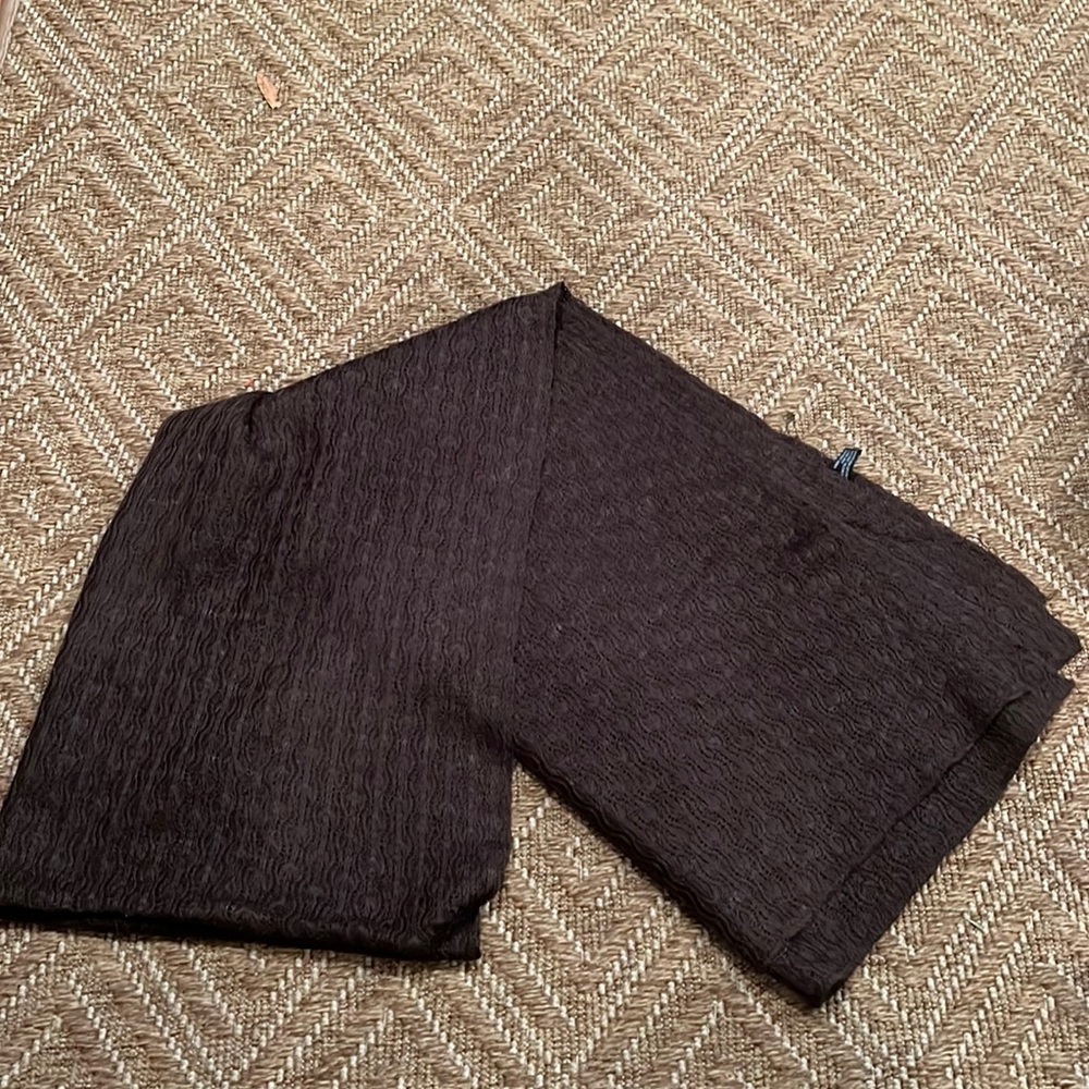 Brown texture scarf